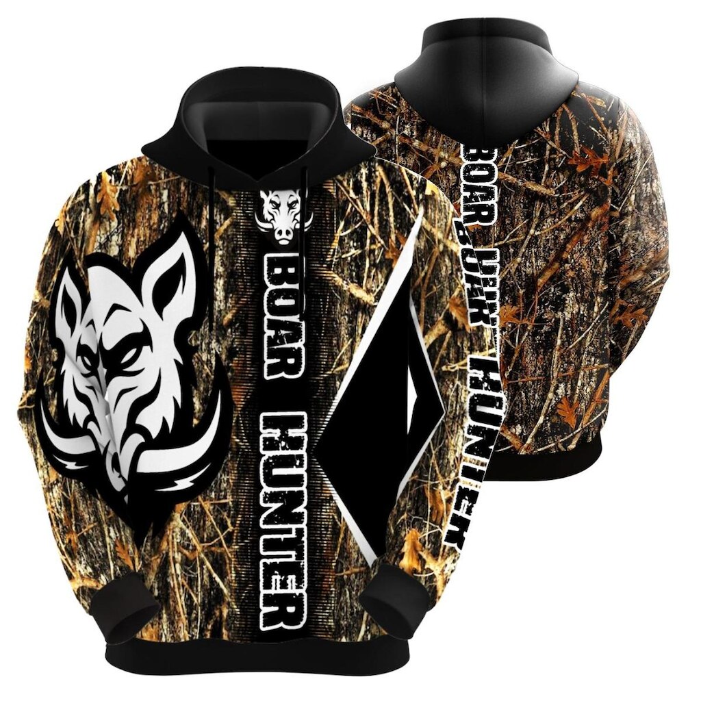 Blusa Moletom Sublimação Blusão Full Print com Capuz Javali Novidade