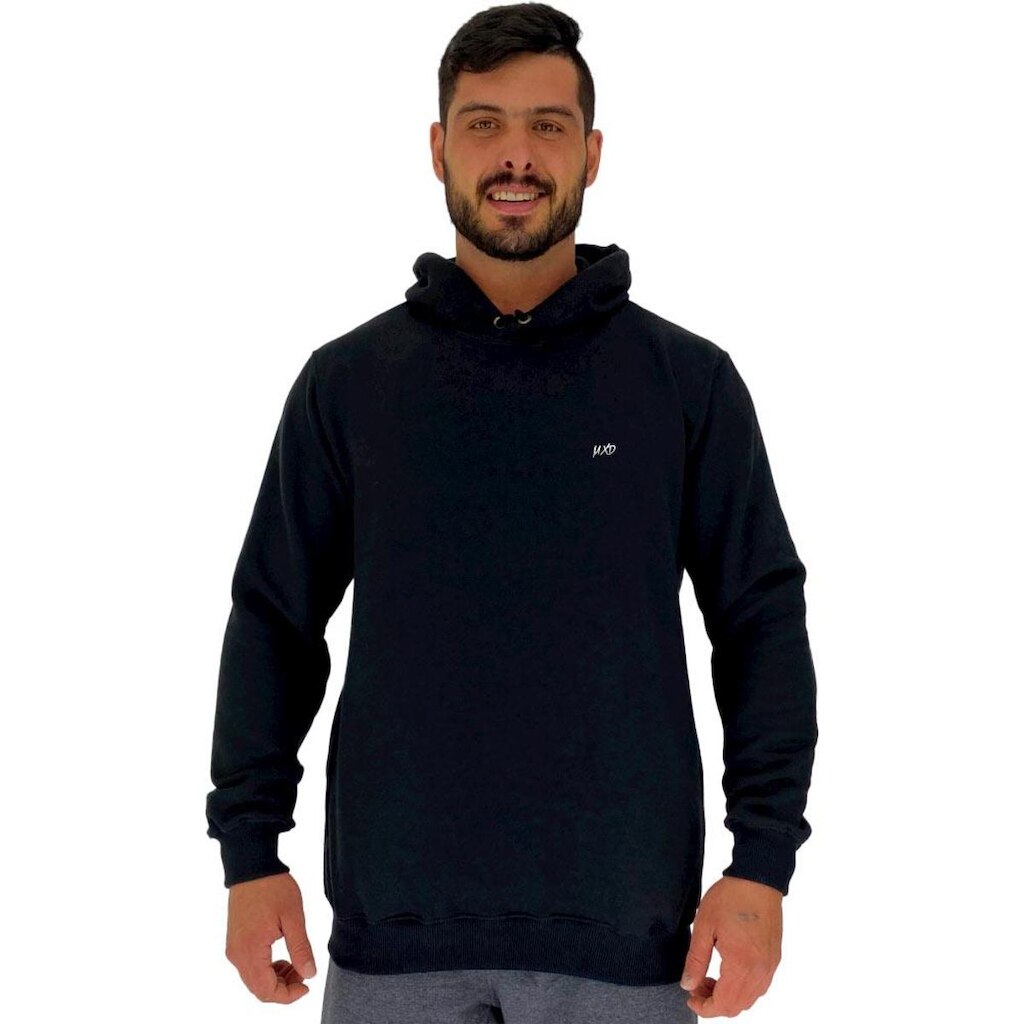 Blusa Moletom Tradicional Com Touca MXD Conceito Masculino