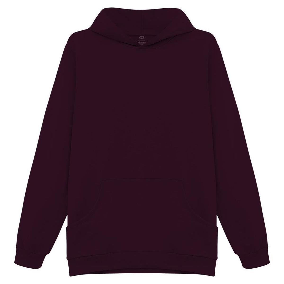purple fruit of the loom moletom com capuz