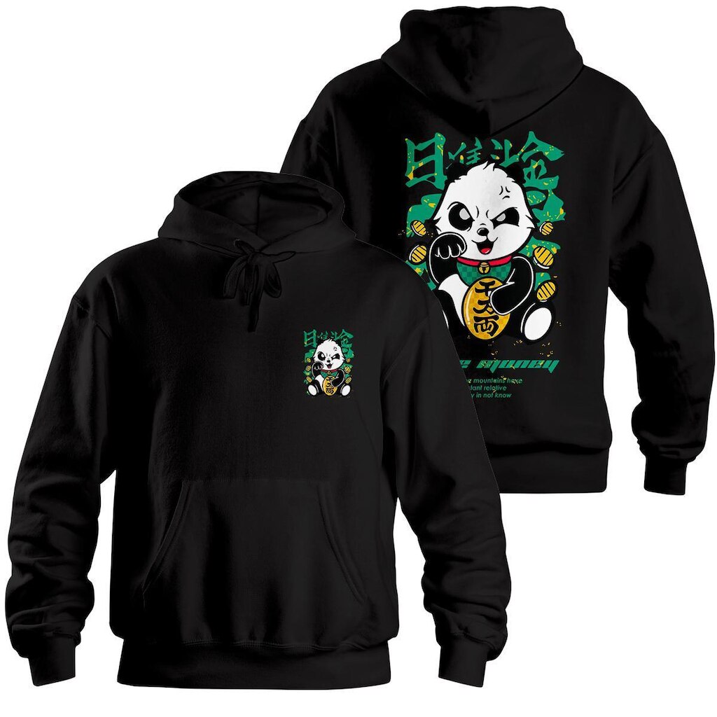 Blusa Moletom USA Masculino Em Algodão Com Capuz