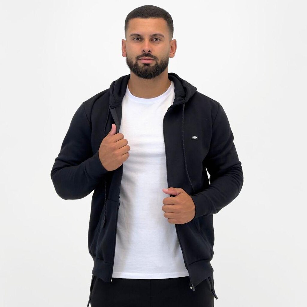 Blusa Mormaii Moletom Aberta com Capuz Masculina