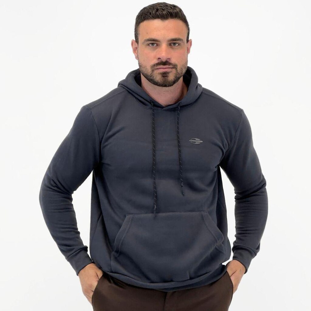 Blusa Mormaii Moletom Canguru com Capuz Masculina