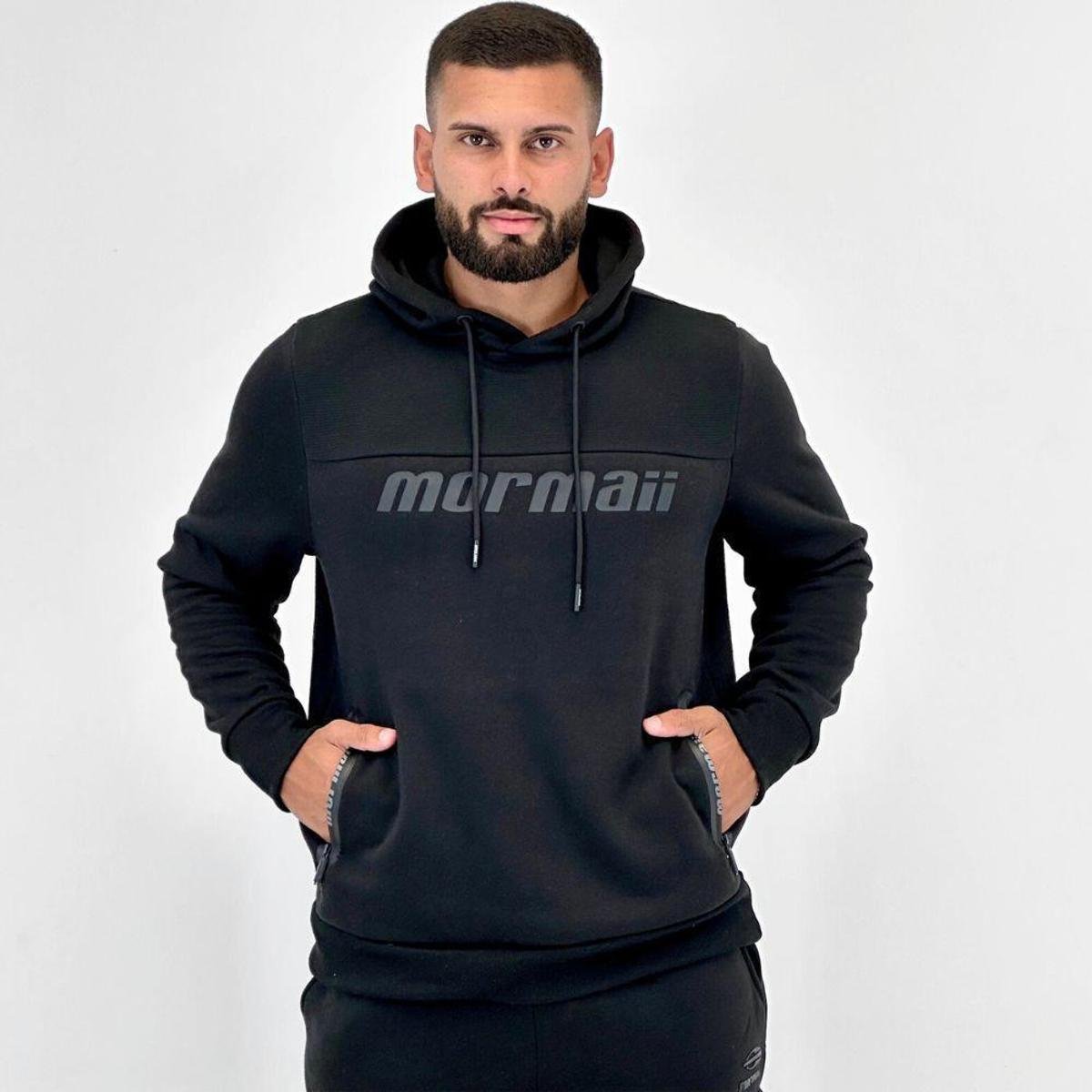 Blusa Mormaii Moletom Fechada com Capuz Masculina