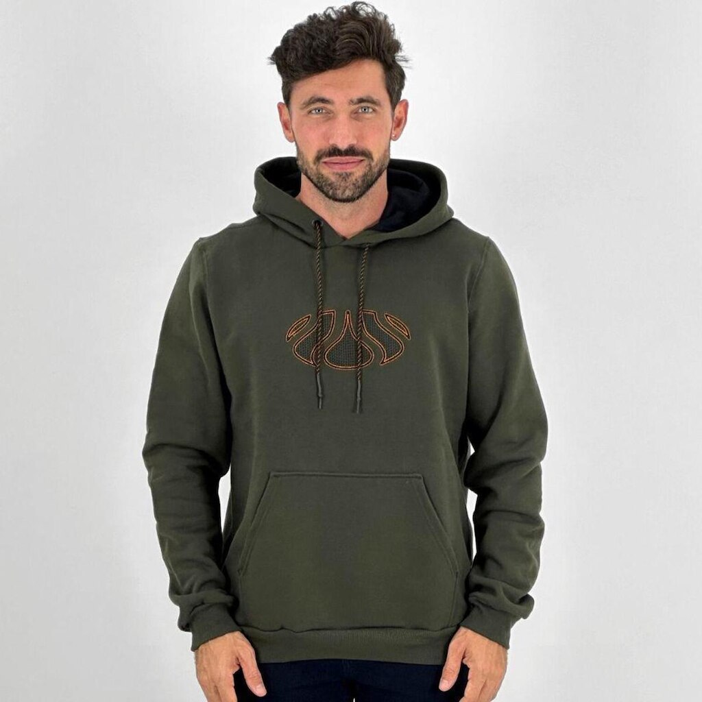 Blusa Oceano Moletom Canguru com Capuz Masculina