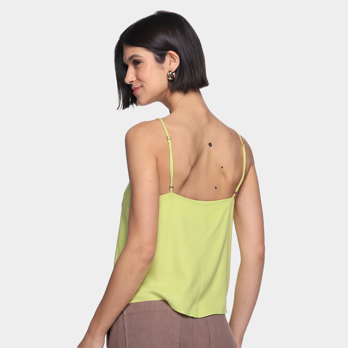 Blusa Oh, Boy! Lisa Alças Finas Feminina - 1