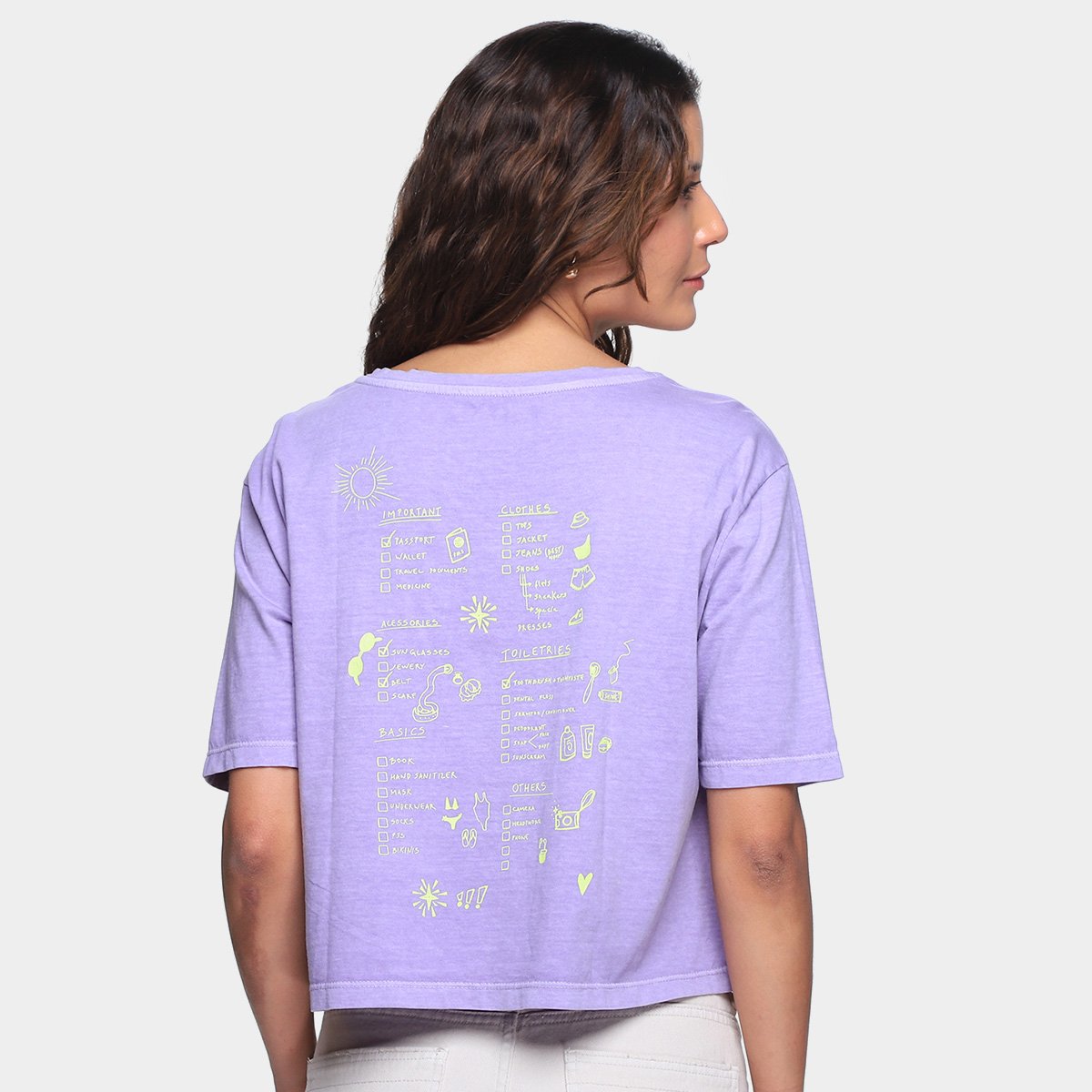 Blusa Oh, Boy! Packing List Feminina - 1