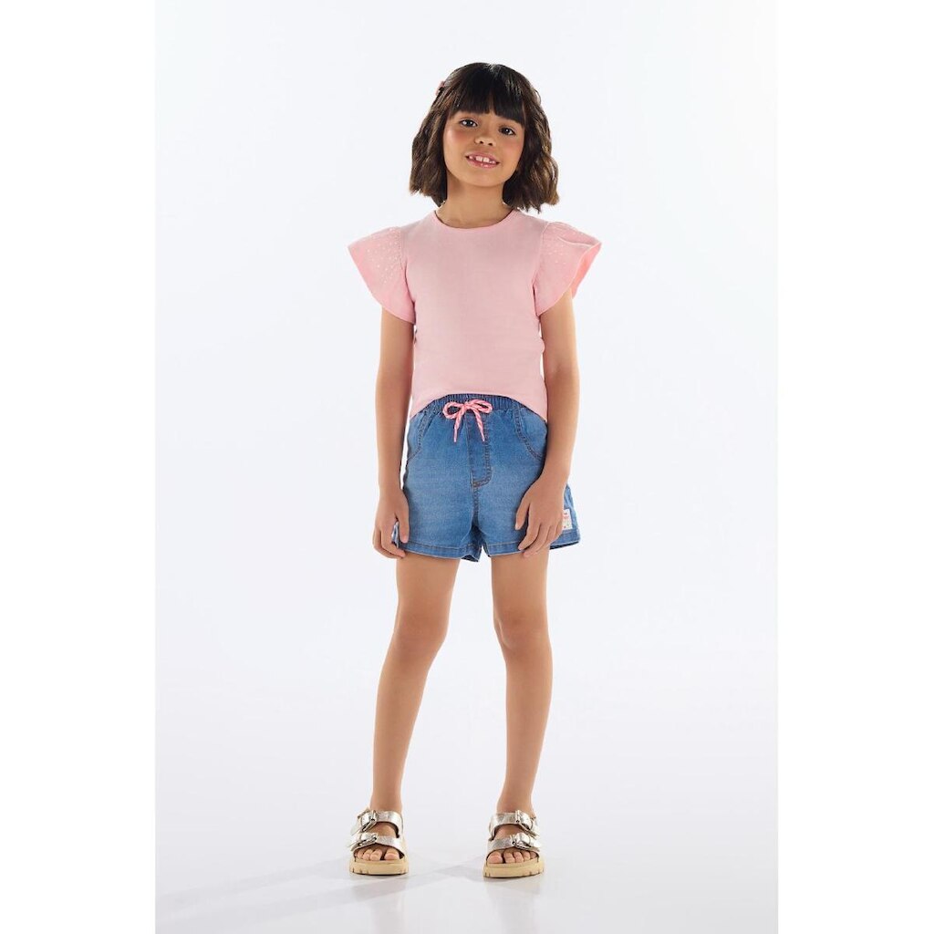 Blusa para Menina com Strass Quimby