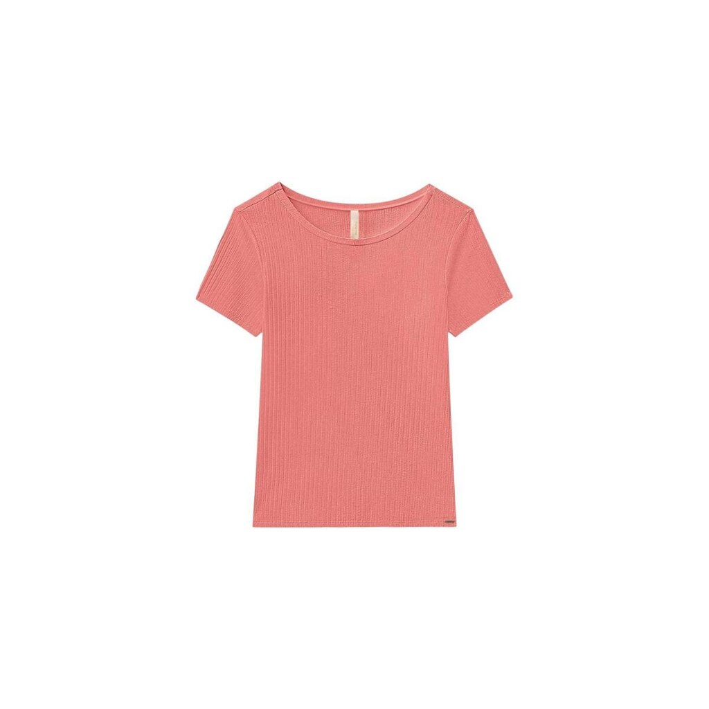 Blusa Plus Size Lunender Canelada Rosa Tam. P