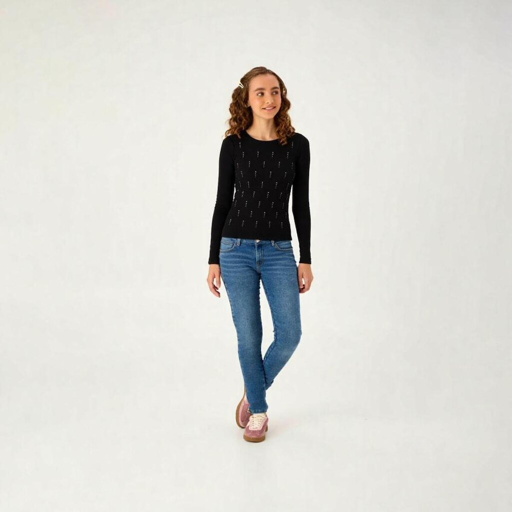 Blusa Preto Juvenil Pulla Bulla Menina - 55413-51