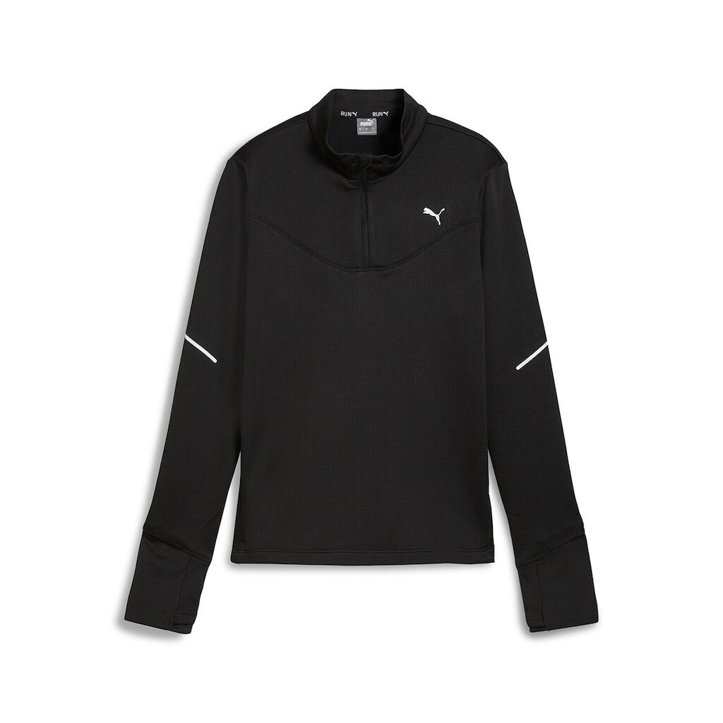 Blusa Puma Run Grid Fleece 1/2 Zip Feminina