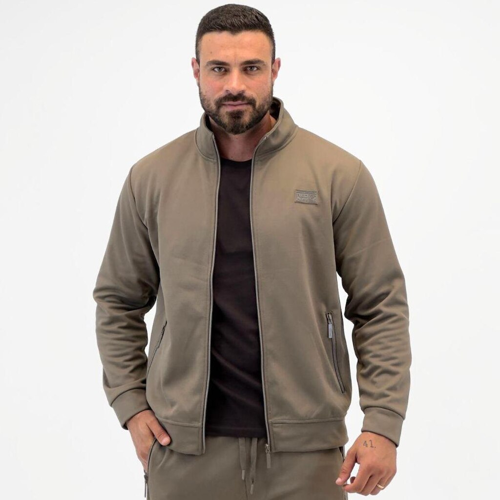 Blusa Red Nose Helanca Aberta com Zíper Masculina