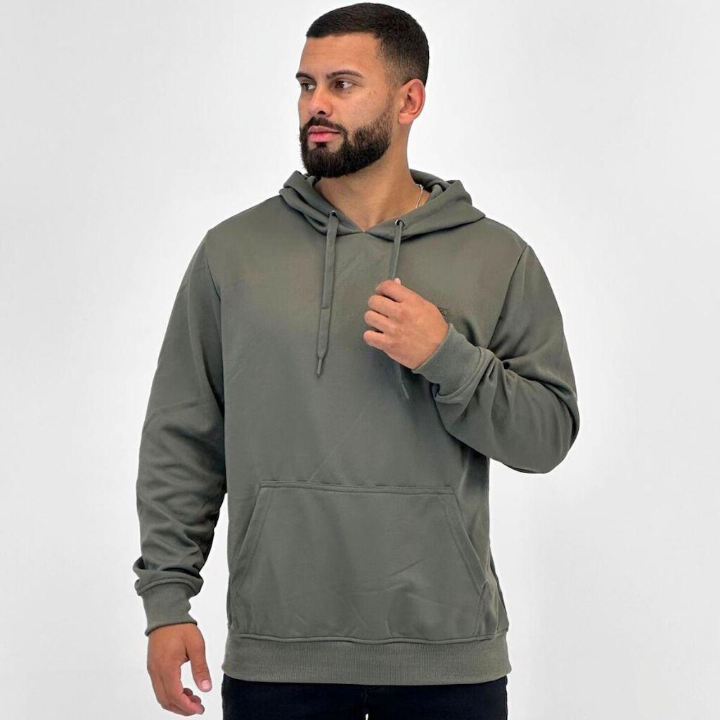 Blusa Red Nose Tecido com Capuz Fechada Masculina