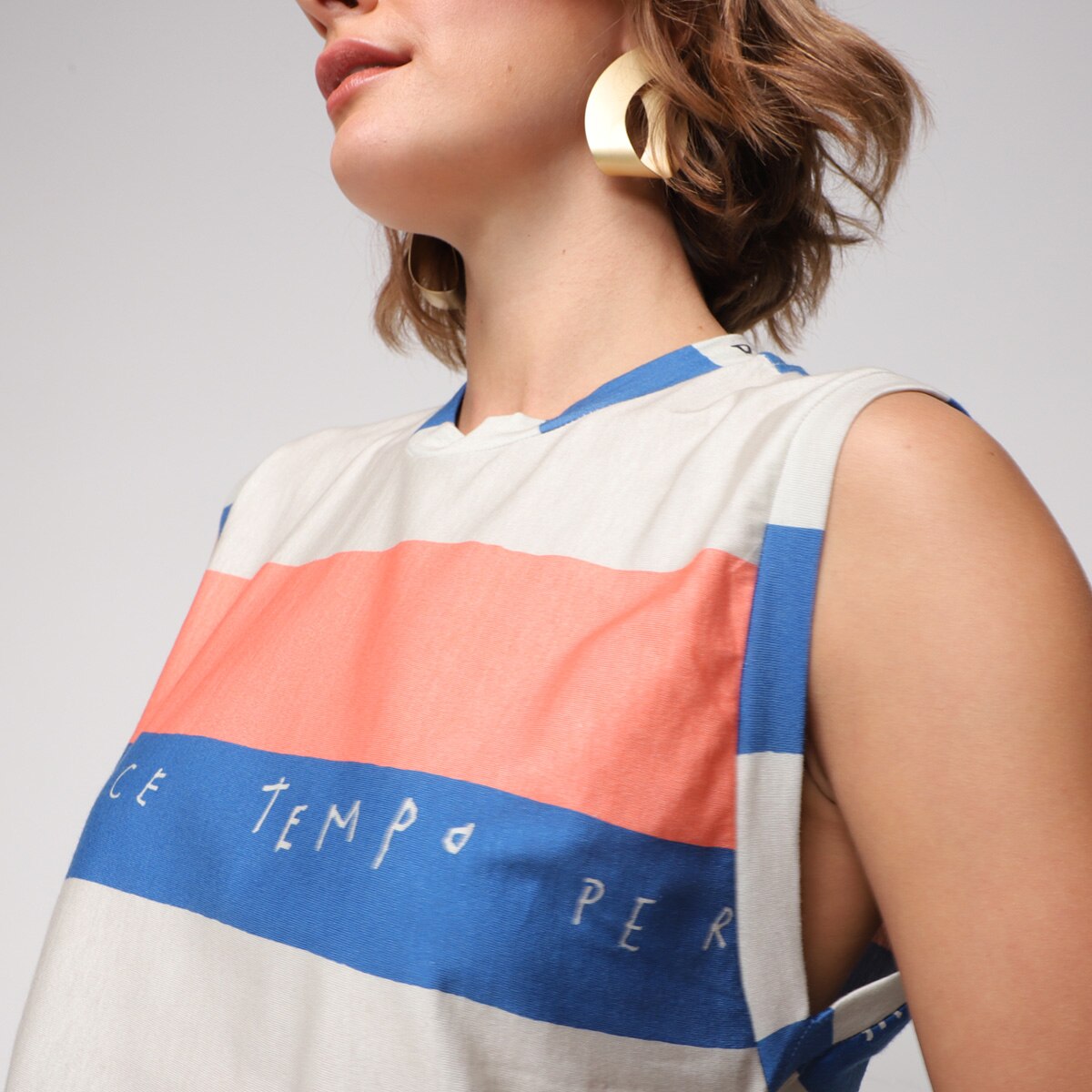 Blusa Regata Animale Tempo Listrada Feminina - 2