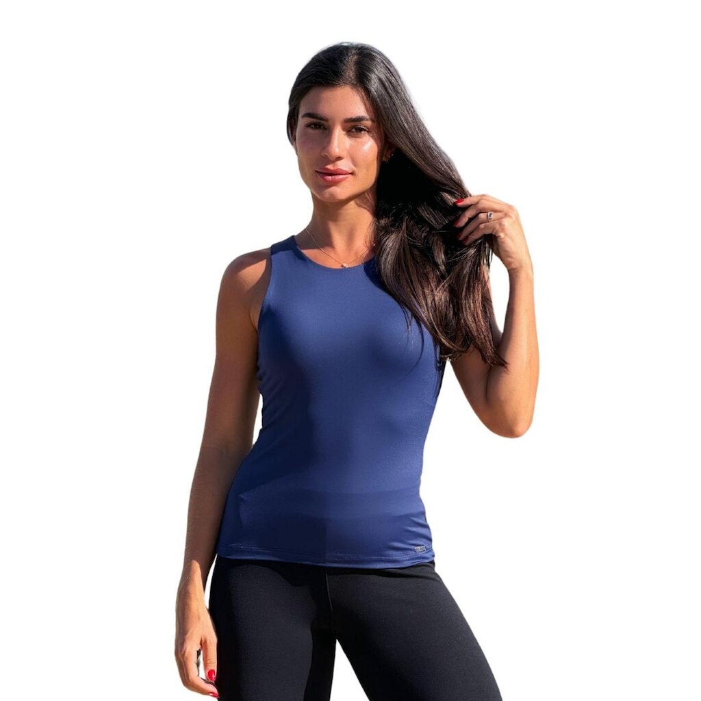 Blusa Regata Feminina Poliamida