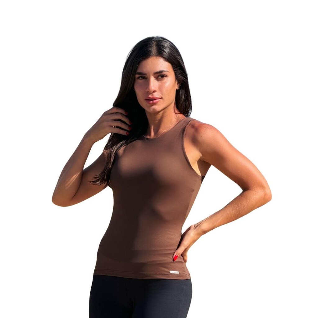 Blusa Regata Feminina Poliamida