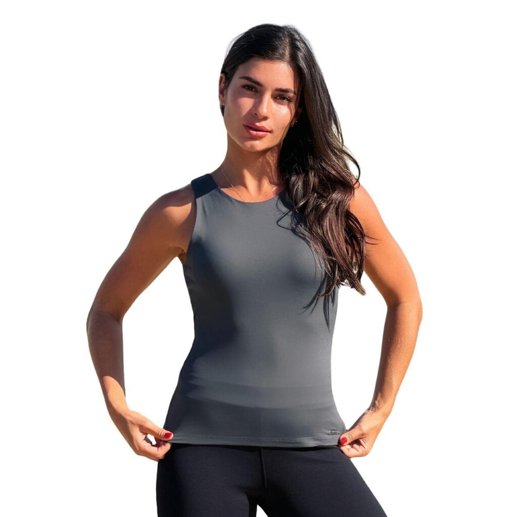 Blusa Regata Feminina Poliamida