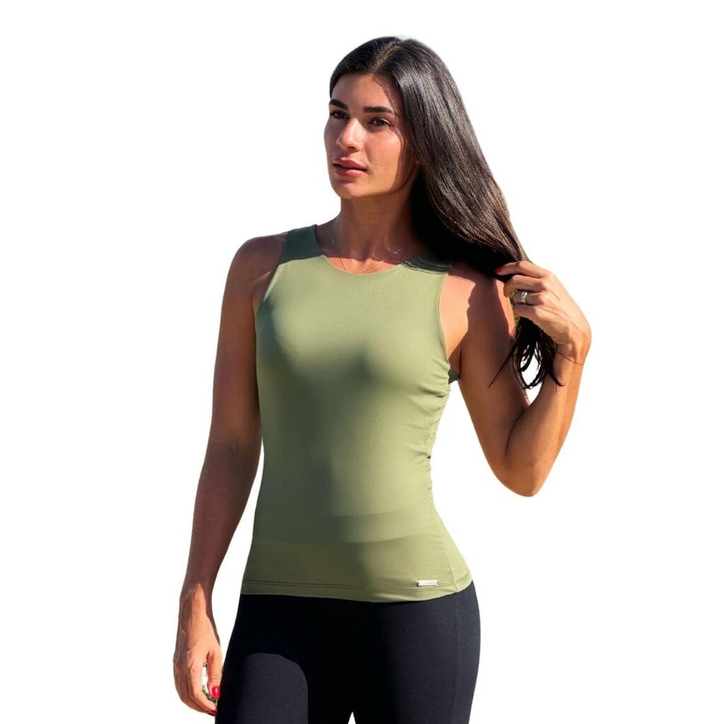 Blusa Regata Feminina Poliamida