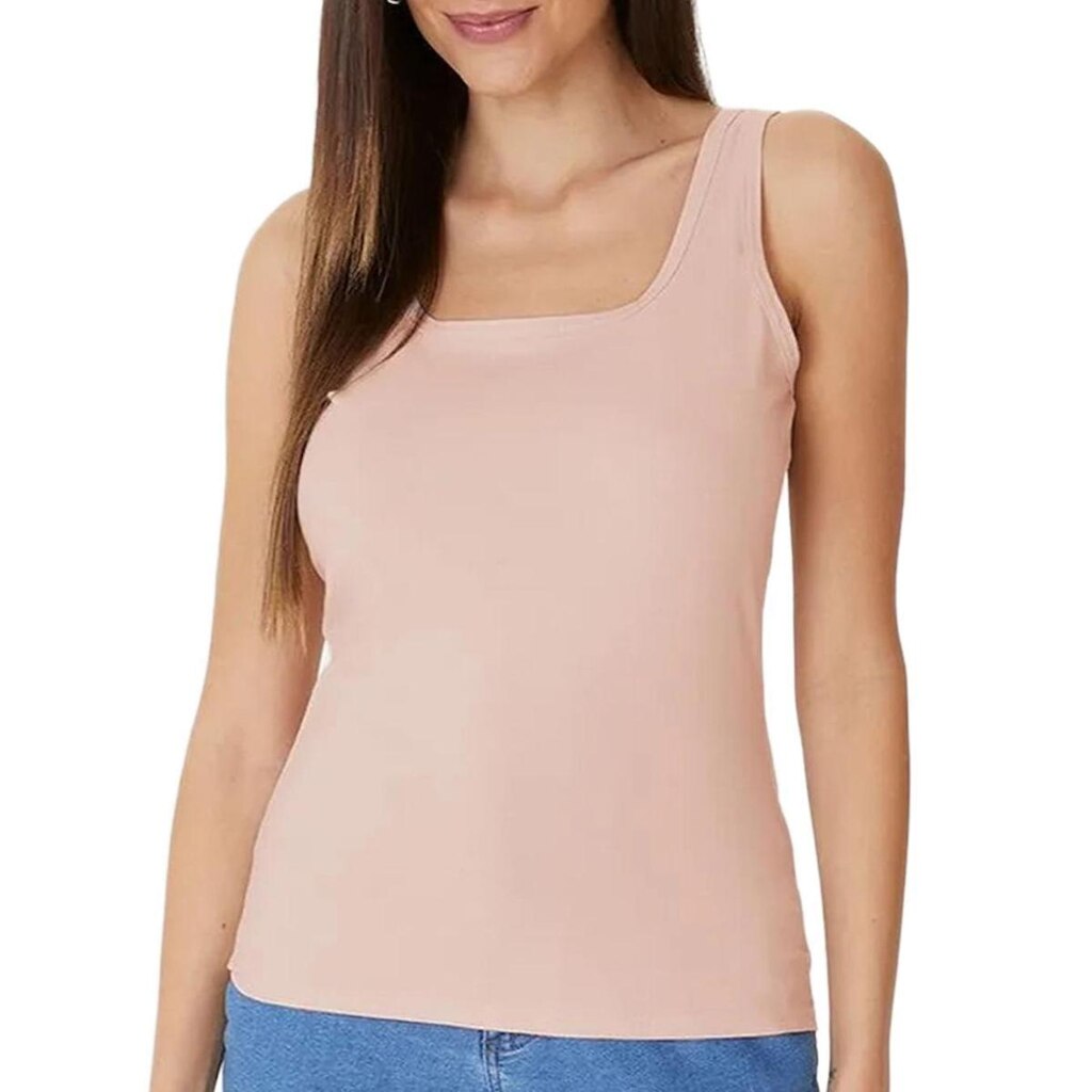 Blusa Regata Malwee 1000004494 Feminina Tradicional Algodão T. P/XGG