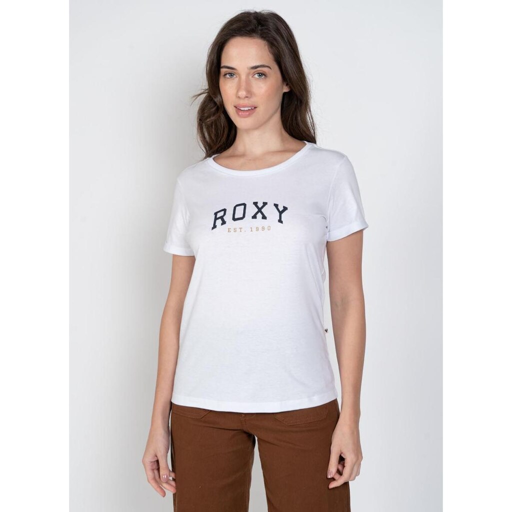 Blusa Roxy M/C Minimal Branco-Branco-GG