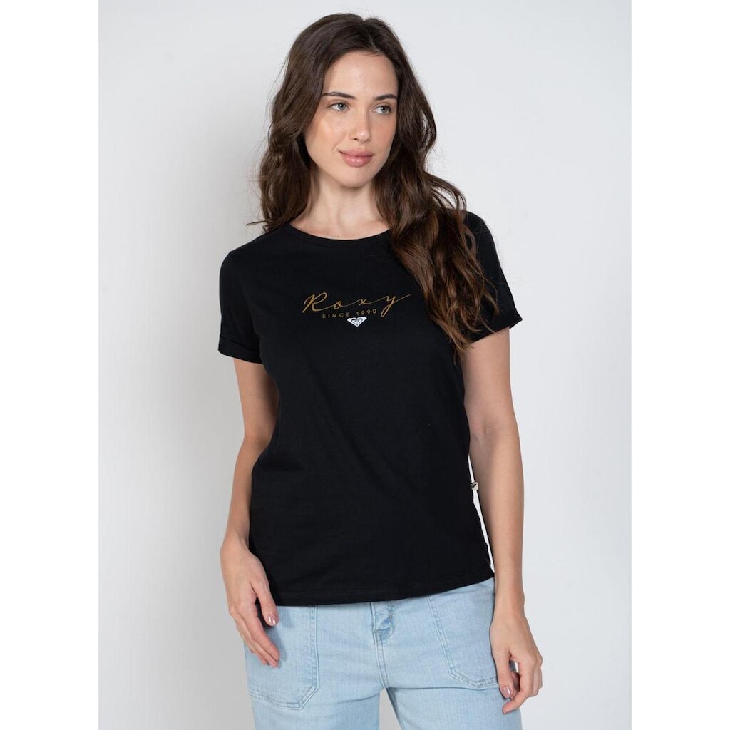 Blusa Roxy M/C Shine Bright Preto-Preto-P