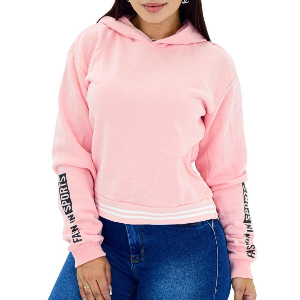 candy pink champion moletom com capuz