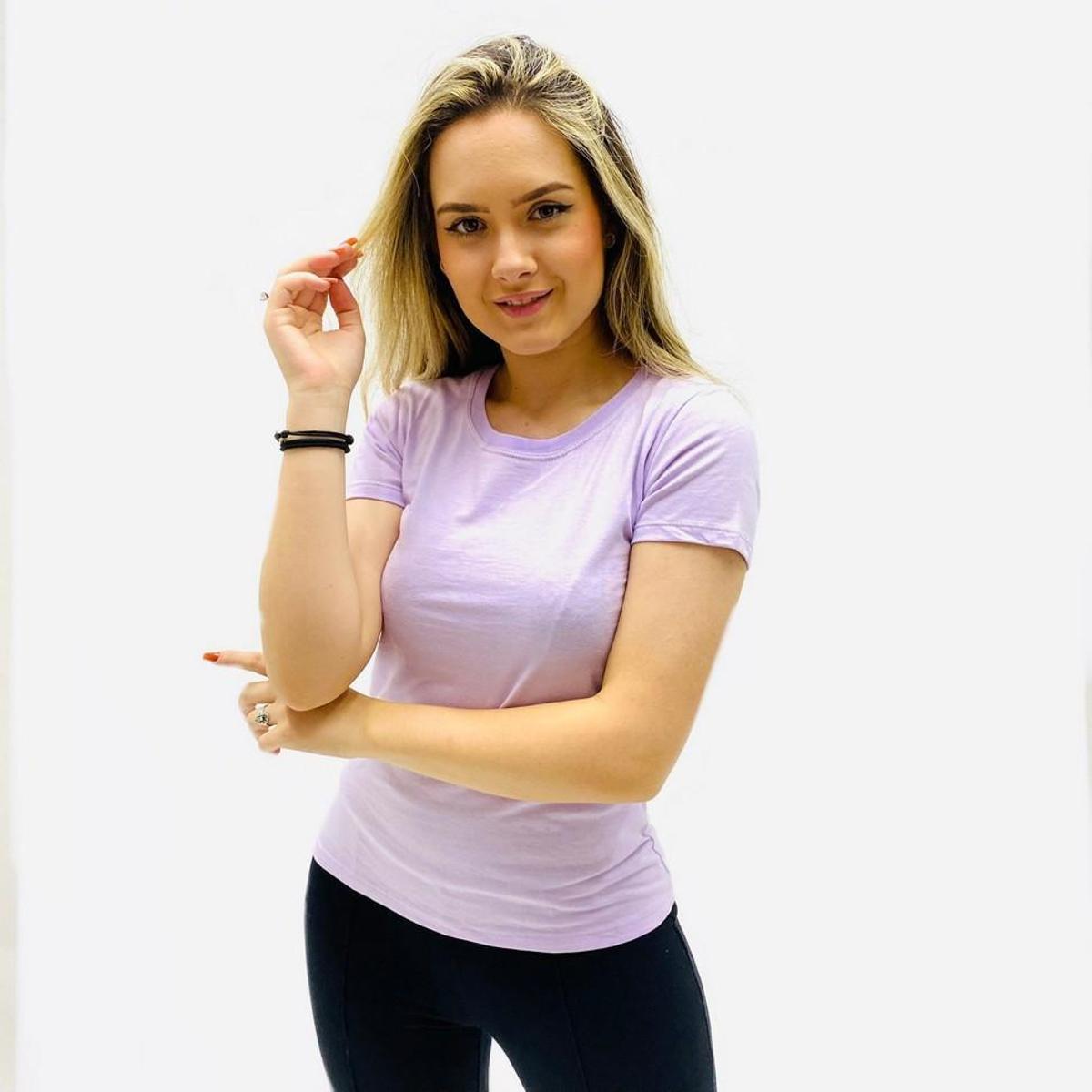 t shirt algodao feminina