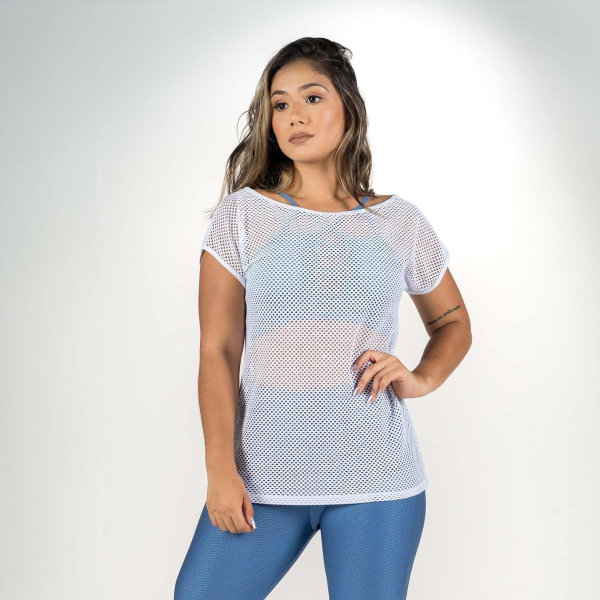 blusa branca de tela