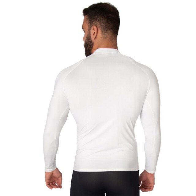 Blusa Térmica Proteção UV Poliamida Bella Fiore Frio Manga Longa Segunda Pele Moda Fitness