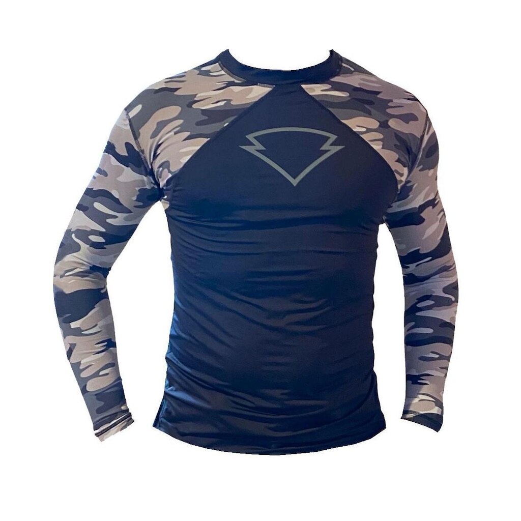 BLUSA TÉRMICA SEGUNDA PELE MOVING CAMUFLADA CINZA- HLX