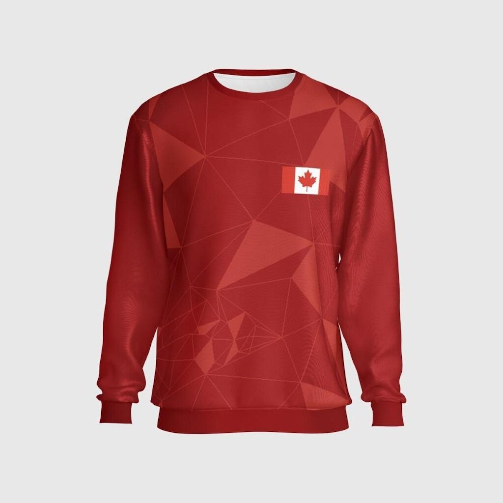 Blusa Time Canada Moletom Copa Torcedor Canadense Estampado