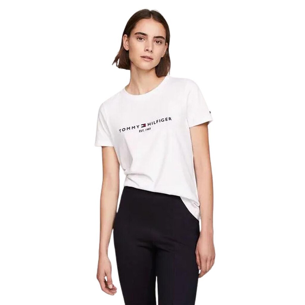Blusa Tommy Hilfiger Regular Clássica Gola Careca