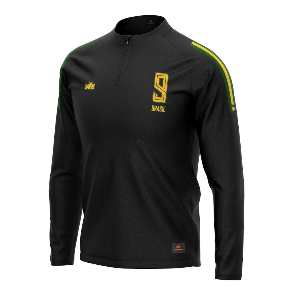 Blusa Treino Brasil Peluciado Térmico Original Rinno Class