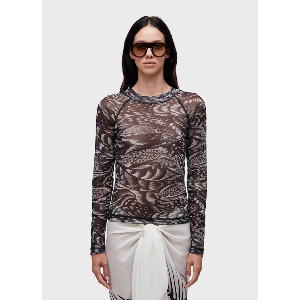 Blusa tule pirarucu trace OSKLEN