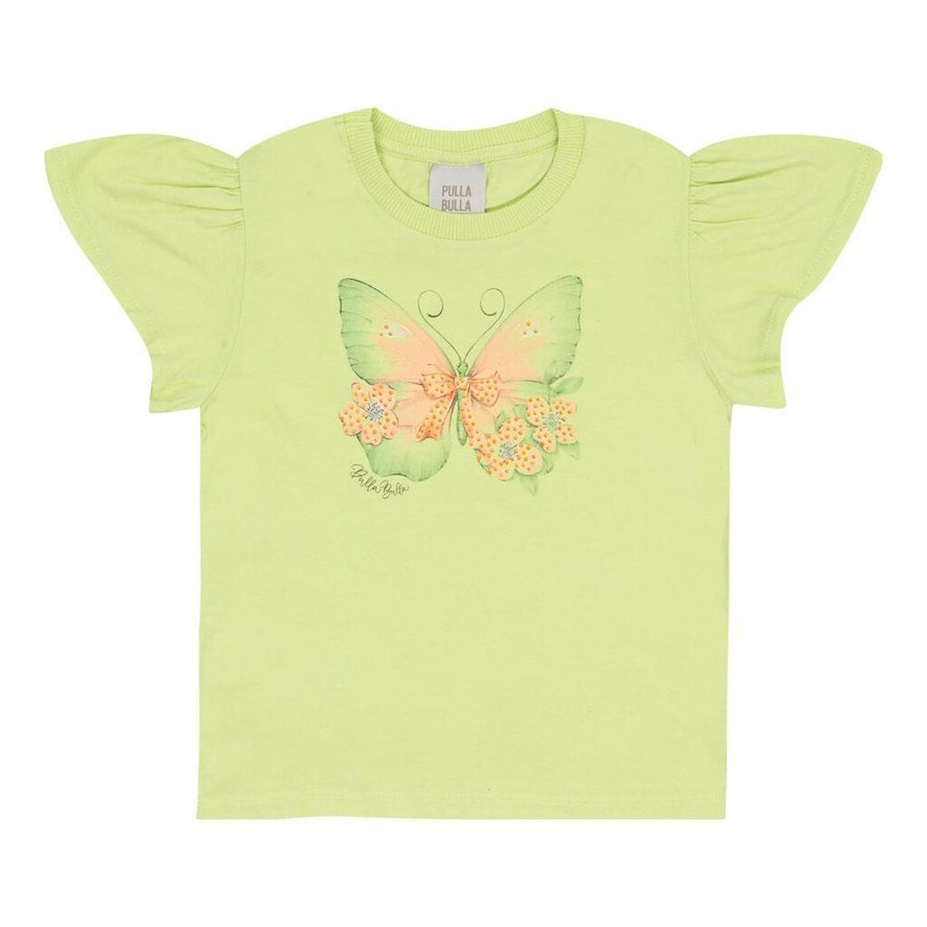 Blusa Verde Infantil Pulla Bulla Menina - 53402-1344
