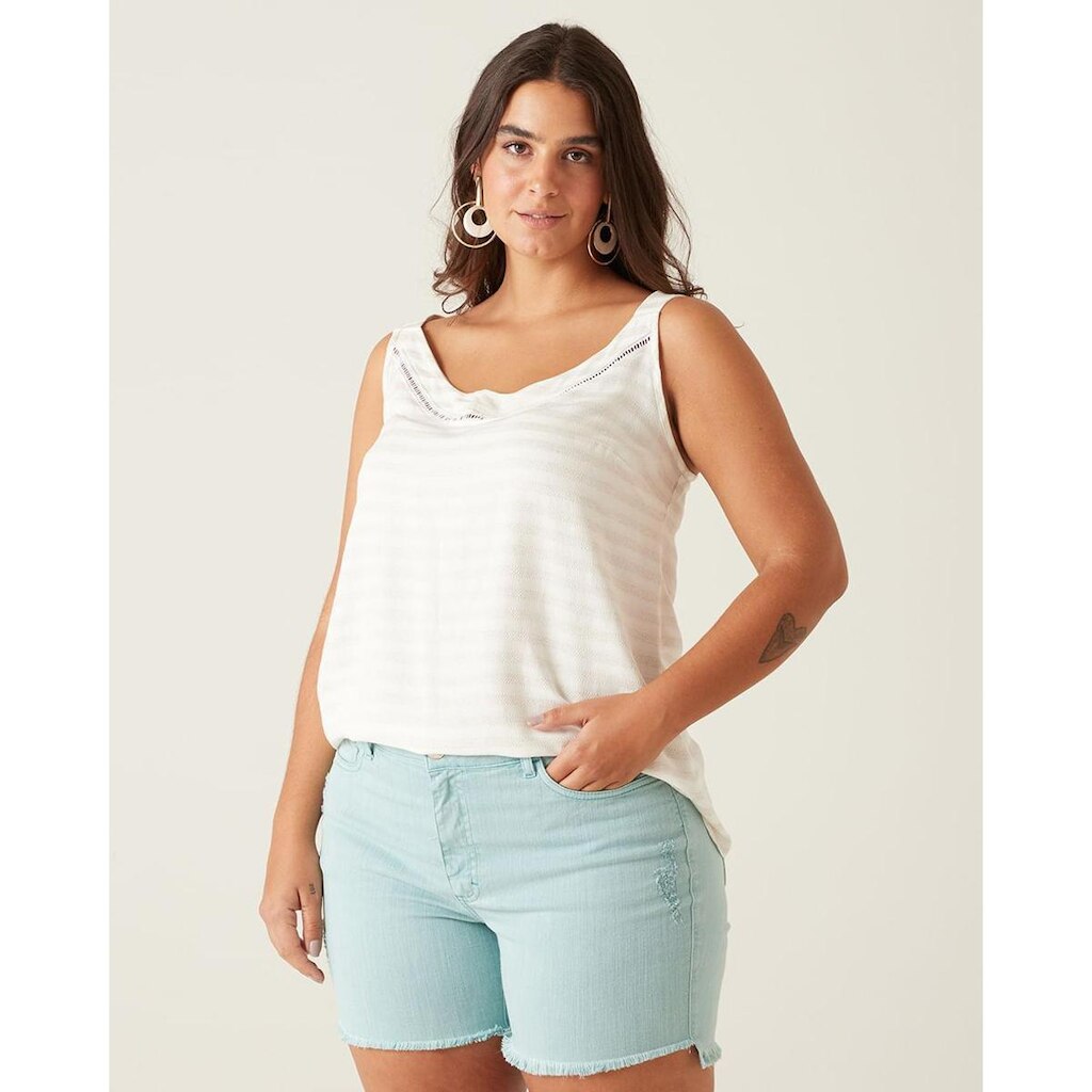 Blusa Viscose Fio Tinto Malwee Plus