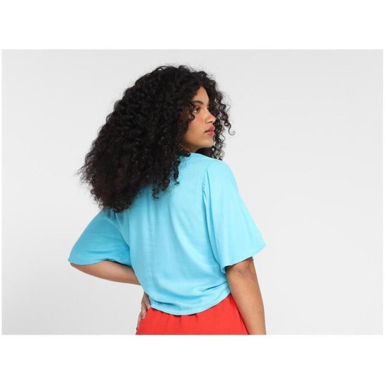Blusa Vista   Manga Ampla Canaleta
