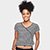 Blusa Volcom Soft Swerve Feminina - Preto+Branco