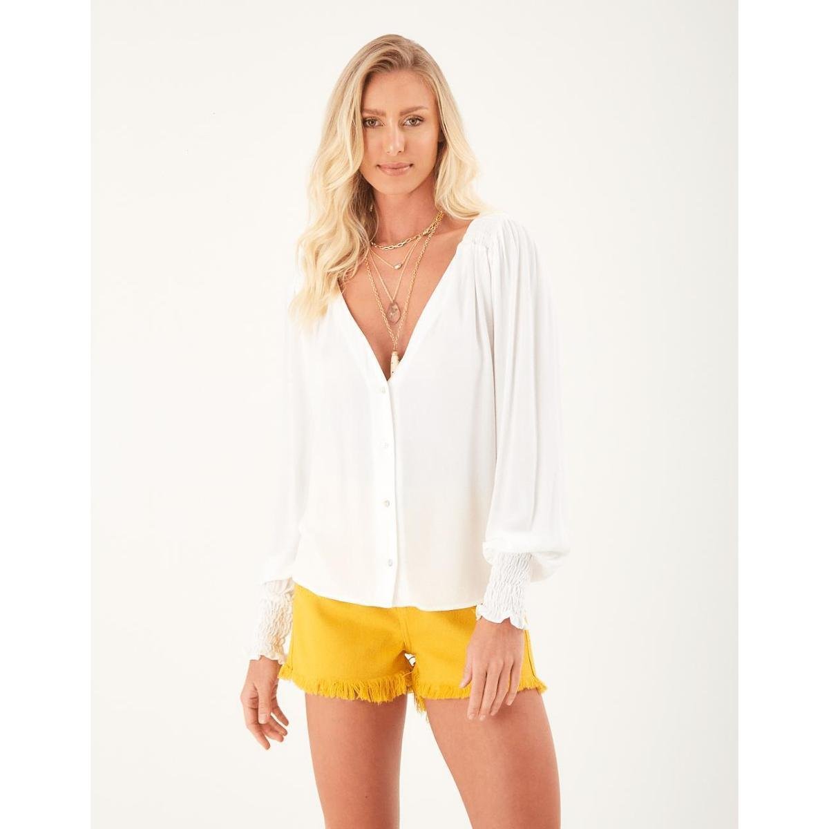 blusa de latex feminina