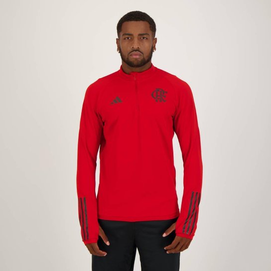 Blusão Adidas Flamengo Treino Comissão 2023 Vermelho - Vermelho Menor preço em Blusão Adidas Flamengo Treino Comissão 2023 Vermelho - Vermelho