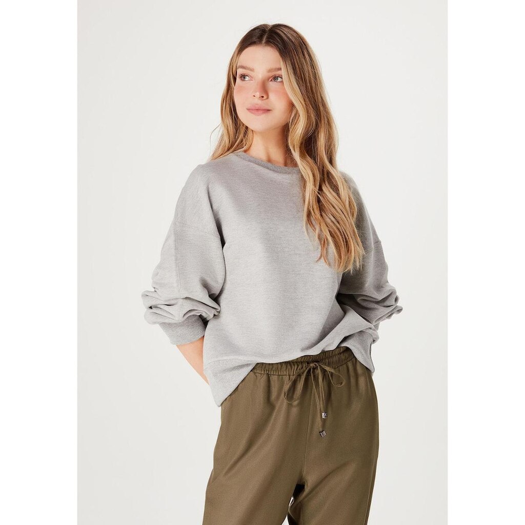 Blusão Básico Hering Em Moletom De Algodão Feminino