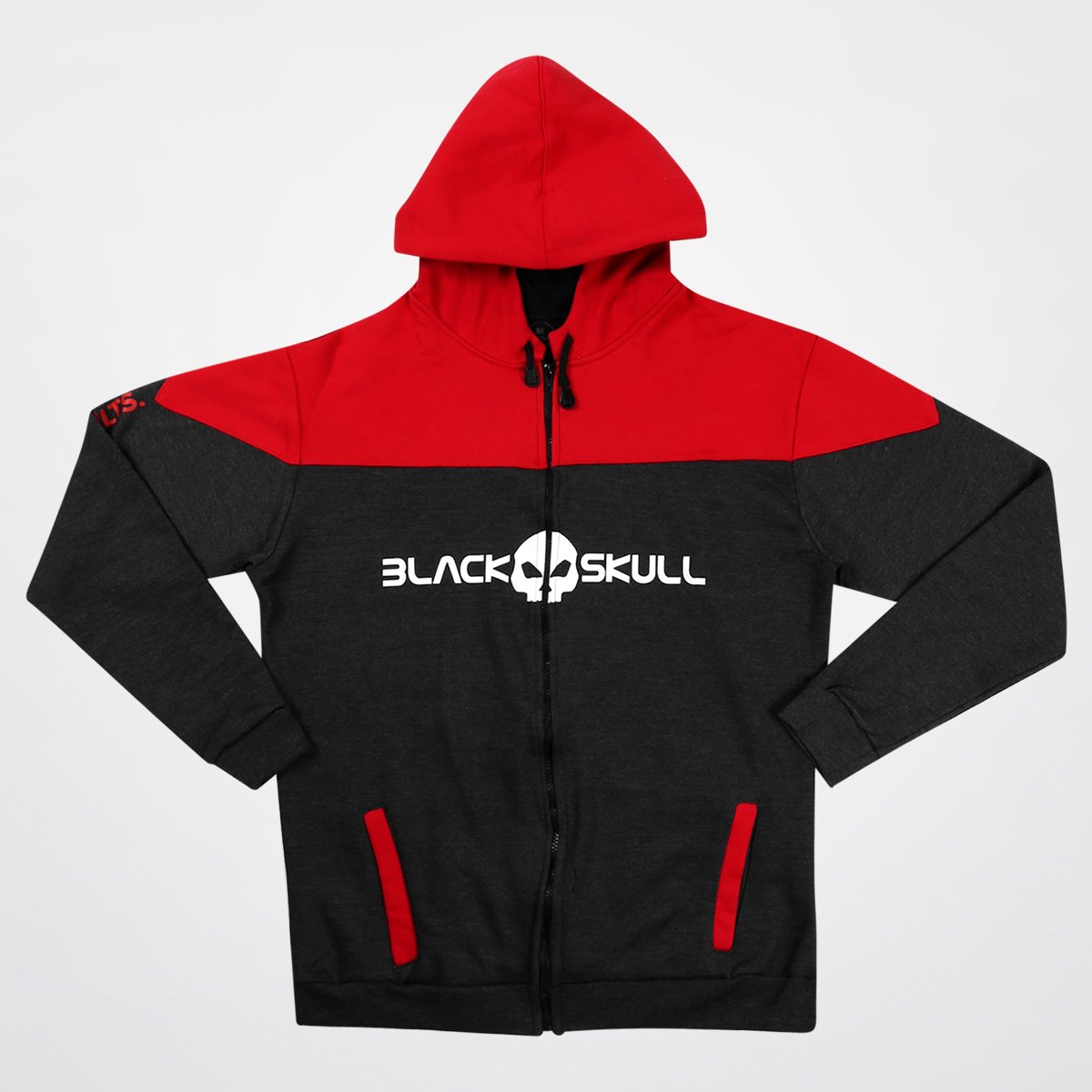 black skull moletom com capuz