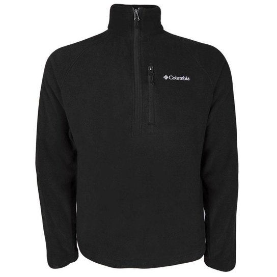 Blusão Columbia Masculino Fast Trek III Half Zip Fleece - Preto é boa?