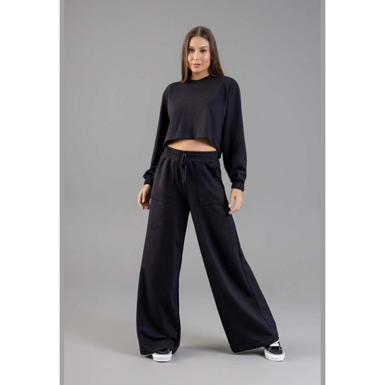 Blusão Cropped Feminino Just Basic