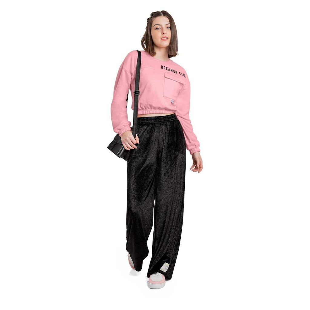 Blusão Cropped Juvenil para Menina Gloss