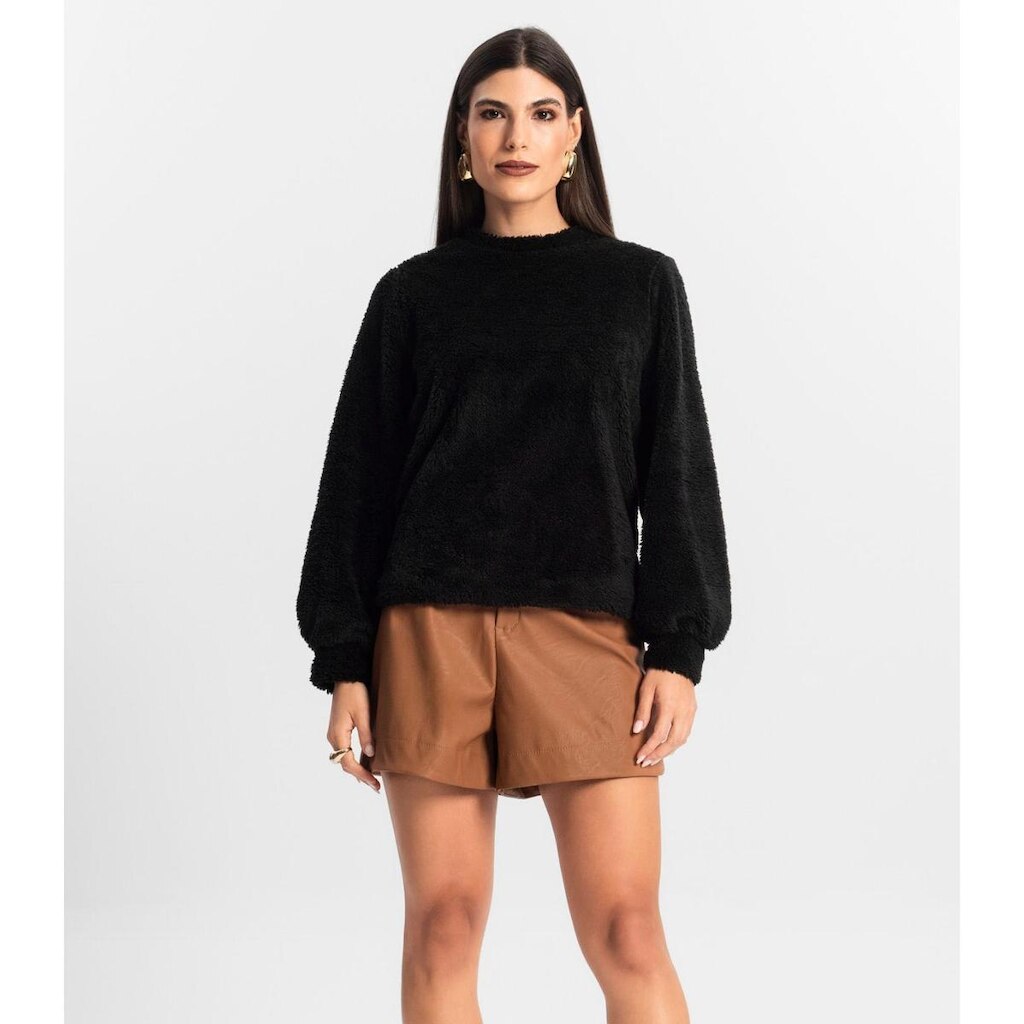 Blusão Endless de Pelo Carneiro Feminino