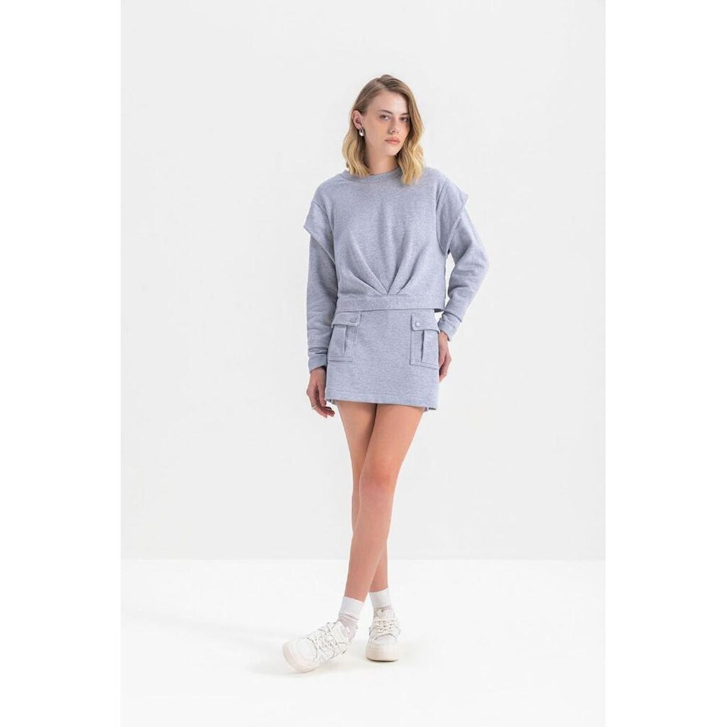 Blusão Feminino Em Moletom Essendi