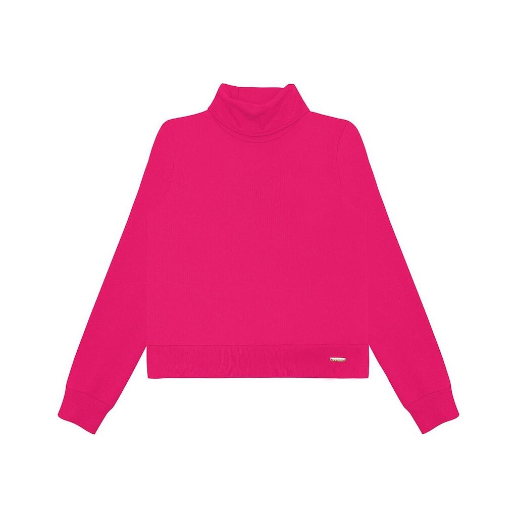 Blusão Feminino Em Moletom Rovitex Rosa