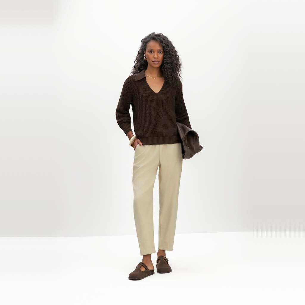 Blusão feminino em tricot Essendi