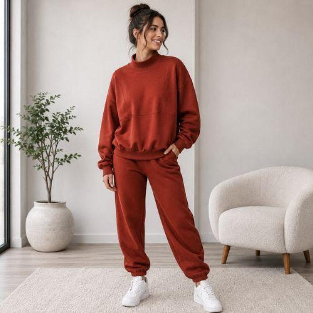 Blusão Feminino Oversized Gola Alta Canelada- Enfim Malwee