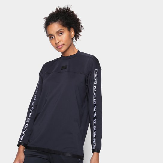 Blusão Fila Tape Sports FF Feminino - Preto é ruim? Blusão Fila Tape Sports FF Feminino - Preto é boa?